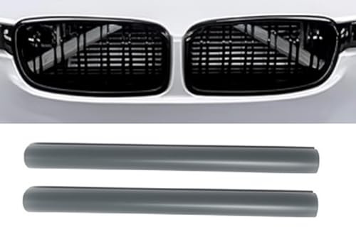 Front Grill V Streben Zierleisten Streifen Kühlergrilleinsätze Grau passend für F20 F21 F22 F23 F30 F31 F32 F33 F34 F36 G11 G12 G14 G30 G31
