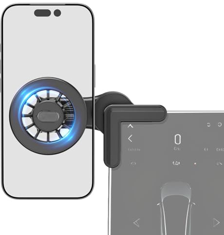 NEEWER ENTRY LEVEL VERSION Magnetic Phone Holder Mount for Your Car Compatible with Tesla Model 3 / Y Accessories, Compatible with MagSafe iPhone Samsung Huawei Android for Video Recording, YW-145A