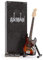Axman John Paul Jones (Led Zeppelin) Miniatur-Gitarren-Nachbildung, handgefertigt, Ornament, 1/4-Maßstab, inklusive Displaybox, Namensschild und Miniatur-Gitarrenständer