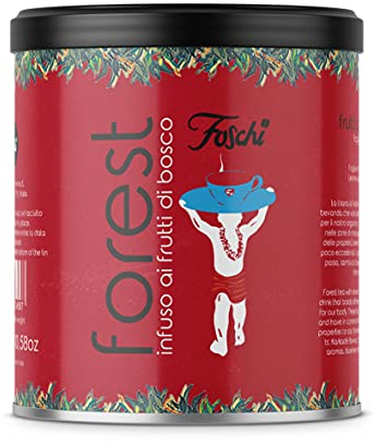 Tisana ai Frutti di bosco, frutti foglie ed erbe sfuse, confezione da 300g Foschi