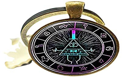 Gravity Falls Bill Cipher Wheel Schlüsselanhänger