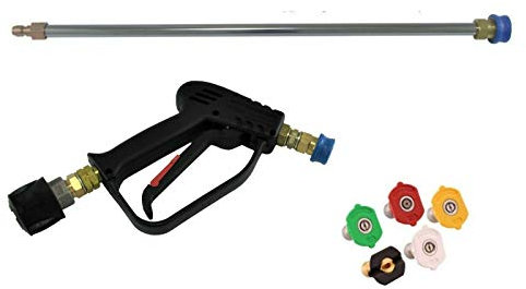 PressureWasherPartsUK Pressure Washer Quick Release Gun & Lance Wash Nozzles Compatible with to Fit Karcher K2 to K4