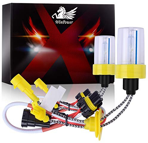 WinPower H11 / H8 / H9 Xenon-Birnen 55W HID-Lichtlampe Autoscheinwerfer Ersatzlampe 8000K Eisblau, 2 Stück