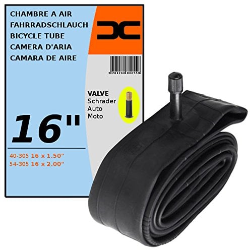 cyclingcolors Cámara de Aire para Bicicleta 16 x 1,50-2,00 (40/54-305) Schrader 35MM Bici