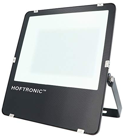 HOFTRONIC - LED Strahler Außen 200W 32000 Lumen 160lm/W 6400K Kaltweiß Flutlicht Außenleuchte Super Bright Fluter Außenstrahler IP65 Scheinwerfer 5 jahre Garantie