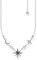 Thomas Sabo Sabo Kette Royalty Stern und Mond aus 925er Sterlingsilber, Länge: 40cm - 45cm, KE2119-945-7-L45V