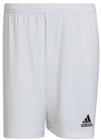 adidas Men's Entrada 22 Shorts, White, L Tall