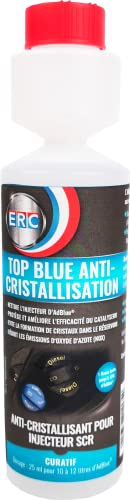 ERC - [Top Blue Anti Cristallisation] | Additiv | Verhindert die Bildung von Kristallen im SCR-Kreislauf | Reduziert Stickoxid-Emissionen | Optimiert den AdBlue-Durchfluss | 250 ml (250ml)