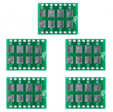 5 Stück SMD auf DIP Adapter Konverter Platine Anschluss 2512 1812 1210 1206 SMA SMB SMC auf DIP 2,54 mm Patch Turn DIP Adapter
