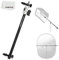 AMBITFUL 67-163.5cm /26-64 Multi Functional Reflector Holder, Boom Arm, Background Crossbar with Solid Locking Metal Swivel Head Grip Reflector + Speedlite Bracket(AL-02 PRO)