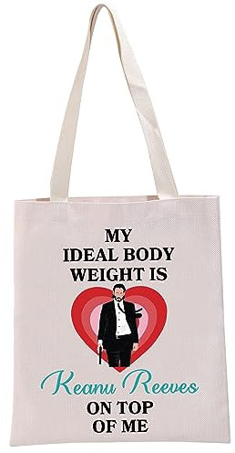 PYOUL Keanu R inspiriertes Geschenk Keanu R Tragetasche Keanu R Liebhaber Handtasche Keanu R Fandom Mädchen Geschenk, Keanu R Tragetasche