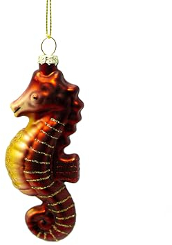 Nature Planet Weihnachtskugel Seepferdchen