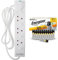 pro elec plpl15330pl 2 m Switched and Surge Protected 4 Gang Extension Lead white & Energizer AAA Batteries, Alkaline Power, Triple A Battery Pack, 32 Pack (Packaging May Vary)