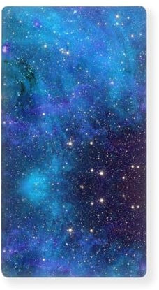 Wanyint Starry Sky Print Cot Sheets Liners,Cradle Sheets Neutral Unisex Fitted Baby Cot Sheets Breathable & Comfy,Fits 52x28 Contoured for Babies