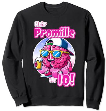 Mehr Promille als IQ, Malle Party , Apres Ski Sweatshirt