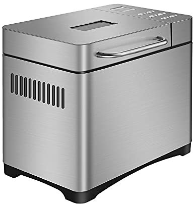 Machine à pain, 1000 g, 19 programmes, 650 W, pour la cuisine, la caravane, le camping, les fêtes, les restaurants