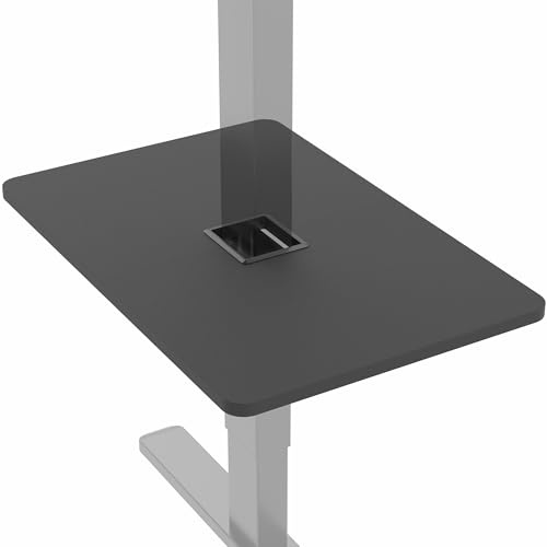 VIVO DESK-SF02LU Verstellbarer Untertischregal, 40,6 x 30,5 cm, verstecktes Ablagefach für kleines Zubehör, Schwarz