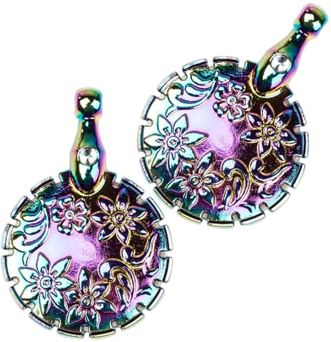 Lot de 2 pendentifs coupe-fil en métal de couleur éblouissante pour outils de couture, taille unique, Métal, Pas de gemme