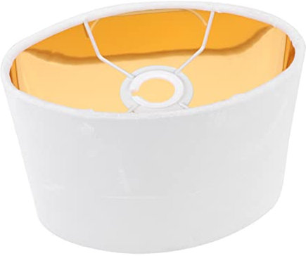 Gadpiparty 1Stück Praktischer Ovaler Lampenschirm Hochwertigem Stoff für Tischlampen Einfache Installation Langlebig und Vielseitig Einsetzbar Geeignet für Wand- Boden Nachttischlampen