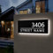 Custom Address Plaques Sign, Personalised Backlit House Number for Outside Light Up,LED Illuminated Waterproof Address Numbers Sign for Houses Exterior Yard etc