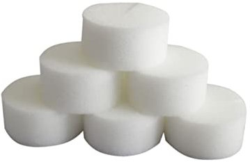 YARNOW Fixierschwamm 75mm 50 Stück Hydrokultur Pflanzschwamm Weiß Für Bodenlosen Anbau Setzlinge Pflanzen Hydroponik Gartengerät Mit Wurzelnetz Schnell Wachsend