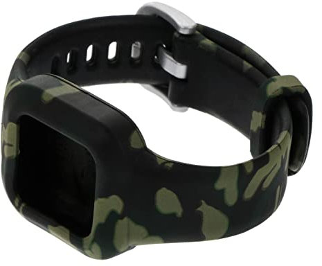 DIYEAH Bracelet de Remplacement Silicone Camouflage Compatible avec Garmin Fit Ajustable Respirant et Étanche Confort Optimal pour Montre Connectée