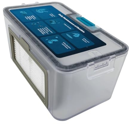 Getdoublerich Contenedor de repuesto para caja de polvo, compatible con Cecotec para Conga 999 para robot aspirador Conga M20, accesorios de cubo de basura