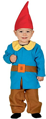 FIESTAS GUIRCA | Märchen Zwerg Baby Kostüm (12-18 Monate) - Hemd, Gürtel, Mütze und Hose - Kostüme für Märchen und Feen für Halloween und Kinderpartys - Ideal für Kinder - Blau und Multicolor
