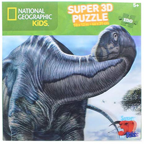 National Geographic Kids Argentinosaurus 150 Piece Super 3D Jigsaw Puzzle