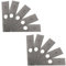 Pfirsich Land Power Kantenschneider, Klinge 5,1 cm W x 20,3 cm L x: 120 THK mit 2,5 cm Center Loch 375–301 Für grün Maschine, Husqvarna, Shindaiwa, Echo, rot max, Ryobi