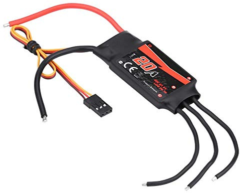 Hochleistungs-ESC 20A für Racing Drohnen, 2-3S Kompatibel, 130-210mm FPV | Multiprotection gegen Niederspannung, Signalverlust, Überhitzung, Sechs Bremsarten, zwei Frequenzregelungen, dreizehn