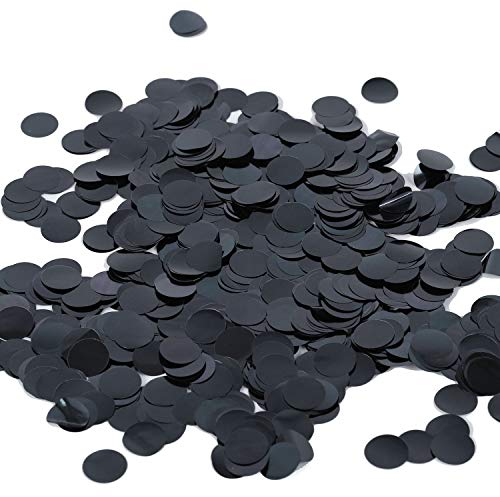 BATTIFE Konfetti, Metallic-Glitzer, 51 g – 1,5 cm, rund, Tisch-Konfetti, Punkte für Hochzeit, Party, Feier, Dekoration