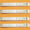 Lot de 4 pinces à ourlets en acier inoxydable de 7,6 cm, règle de mesure, pinces à coudre, pinces à broder, pour travaux de couture