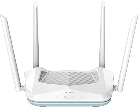 D-Link WiFi 6 Router, AX1500 Ai Series 802.11AX Smart Home Wireless Internet Gigabit Sistema de Red de Doble Banda (R15)