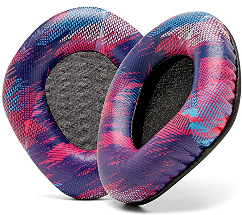 WC Coussins de Rechange améliorés pour Casques de Jeu filaires et sans Fil Corsair Void & Void Pro par Wicked Cushions | Durabilité, épaisseur et Isolation phonique améliorées |Speed Racer