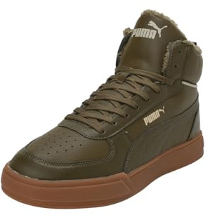 PUMA Unisex-Sneaker Caven Mid WTR, Deep Olive Deep Olive PUMA Team, Gold, Kieselgrau, 40.5 EU