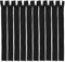DOITEM 10 Cerniere Invisibili in Nylon Multicolore Invisibili da 20 cm, per Cucito e Artigianato, Colore Nero