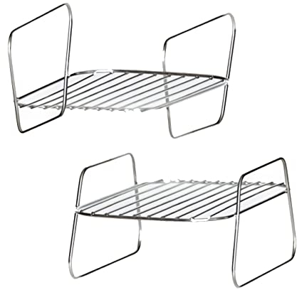 MKSS Reversible Stainless Steel 304 Rack Compatible with Ninja Dual Air Fryer (2X. AF400UK)…