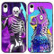 [2 Pack] Hülle Kompatibel mit Apple iPhone XR 6,1 Zoll, Silikon Weich TPU Case Handyhülle mit Hülle Motiv Schutzhülle für iPhone XR, 03
