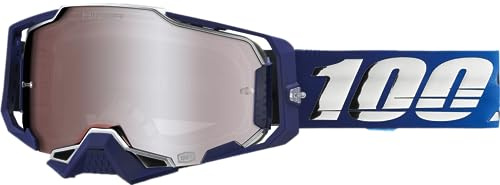 100%, ARMEGA HIPER Goggle Novel - Mirror Silver Flash Lens, ADULT