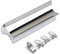 Edelstahl Gitarren Tone Bar für Dobro, Lap Steel Gitarre, Hawaii Gitarre, E-Gitarren ZubehöR,Silber