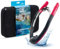 POWERBREATHER AMEO Sport - Atem Trainingsgerät fürs Schwimmbecken mit 100% Frischluft für Erwachsene und Kinder - Schnorchelset mit intelligentem Ventilsystem und 100% trockener Atemluft