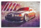 NOHF Retro BMW M3 E36 M3 Sportwagen-Poster, Wandkunstdruck, Leinwandposter, 30 x 45 cm, ungerahmt, Wohnzimmer-Dekoration