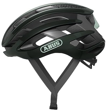 ABUS Rennradhelm AirBreaker - High-End Fahrradhelm für den professionellen Radsport - für Jugendliche und Erwachsene - Helm für Damen und Herren - Grün, Größe M