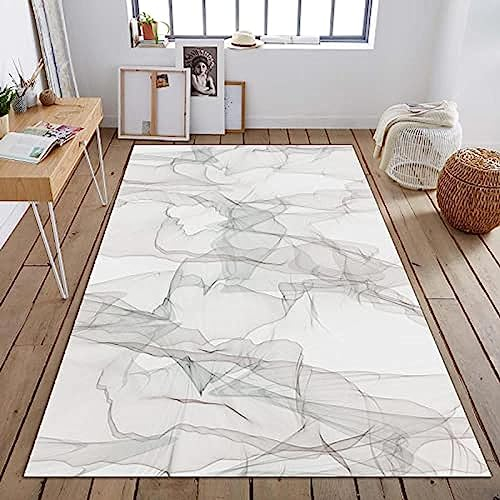 Kind Teppich 60 X 90 cm, Schlafzimmer Teppich, 3D Teppiche Wohnzimmer Teppiche Weich rutschfest Teppich Für Wohnzimmer Schlafzimmer Bettvorleger Modern, Schlicht, Frisch Und Unregelmäßig