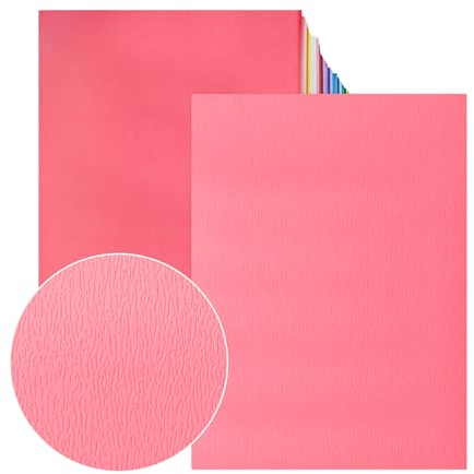 100 Blatt 8,5 x 11 29,5 kg Karton, mehrfarbiges Druckerpapier, 180 g/m², Leinen, strukturiert, farbiger Karton, 25 Primärfarben, dickes Konstruktionspapier für Bastelarbeiten, Scrapbook