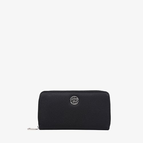 Y Not WALLET, Schwarz , 19X3X11, Geldbörse mit Reißverschluss
