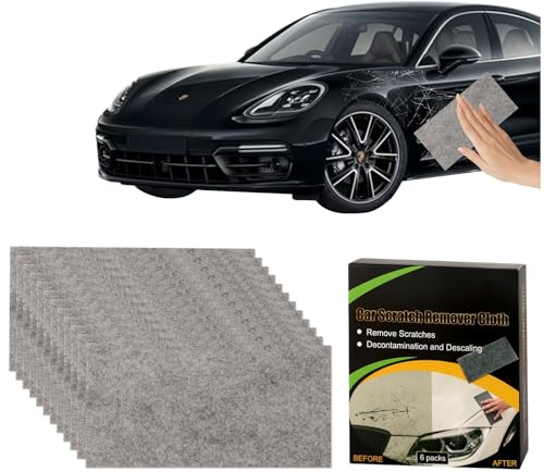 12 Stück Nano Sparkle Tuch Magic Nano Sparkle Tuch für Auto Kratzer Entferner Reparatur Nanosparkle Tuch Car Scratch Remover für Reparatur von Leichten Kratzfarben Lackpflege Autoreinigung