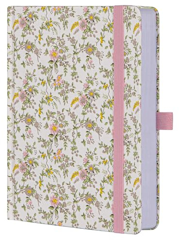TIEFOSSI Dot Journal Notizbuch für Frauen, A5-Notizbuch mit Punktraster zum Schreiben, 190 nummerierte Seiten, dickes Papier, Reisetagebuch, für Arbeit, Zuhause, Schule, Notizen, Geschäftliches