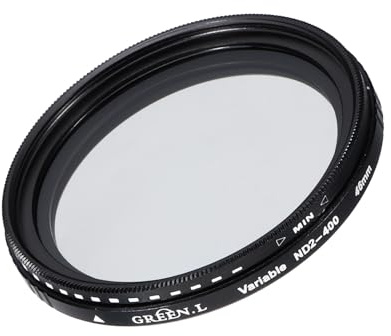 QUARKZMAN ND2-400 Objektivfilter Variabler Neutraldichtefilter 46mm | Kreisförmiger ND-Filter Graufilter, für Kamerafotografie Objektiv
